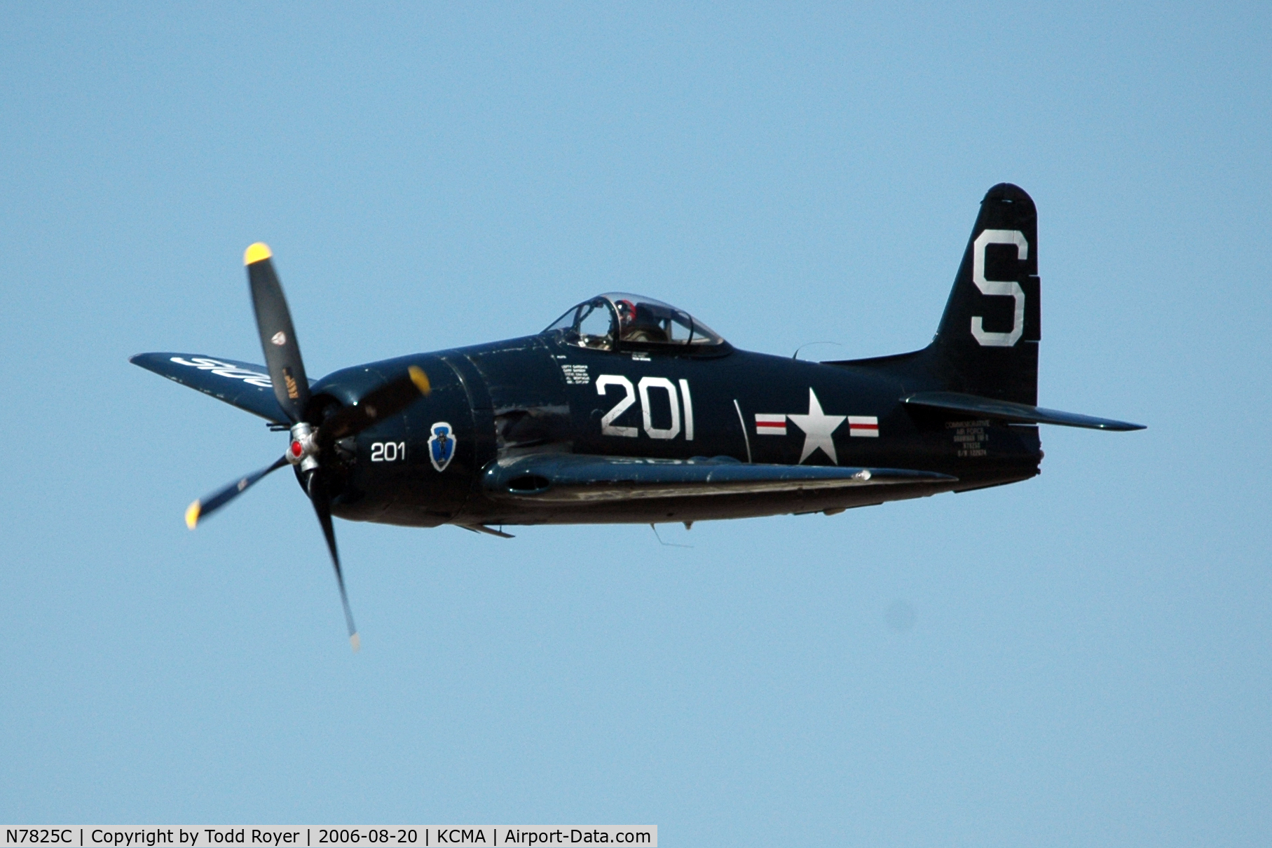 N7825C, 1948 Grumman F8F-2 (G58) Bearcat C/N D.1227, Camarillo Airshow 2006