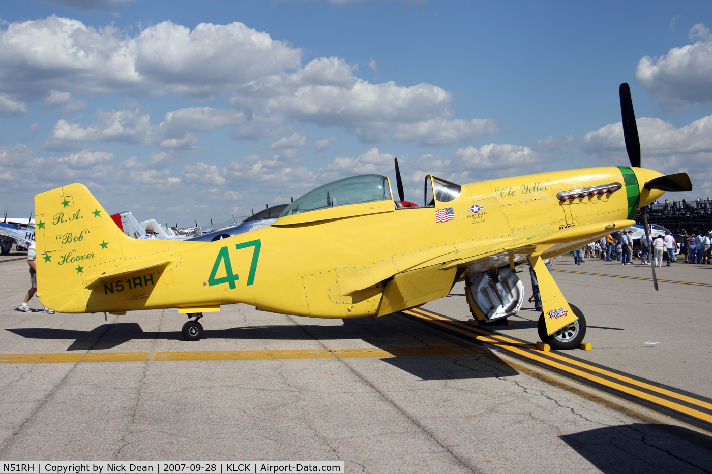 N51RH, North American P-51D Mustang C/N 44-74739, KLCK C/N 122-41279