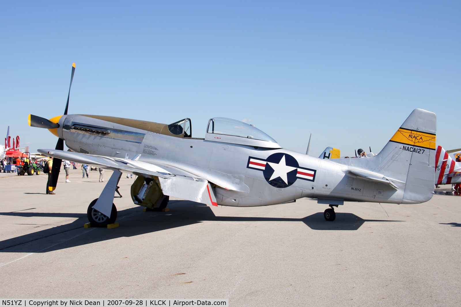 N51YZ, 1945 North American P-51D Mustang C/N 44-84900, KLCK C/N 122-44756