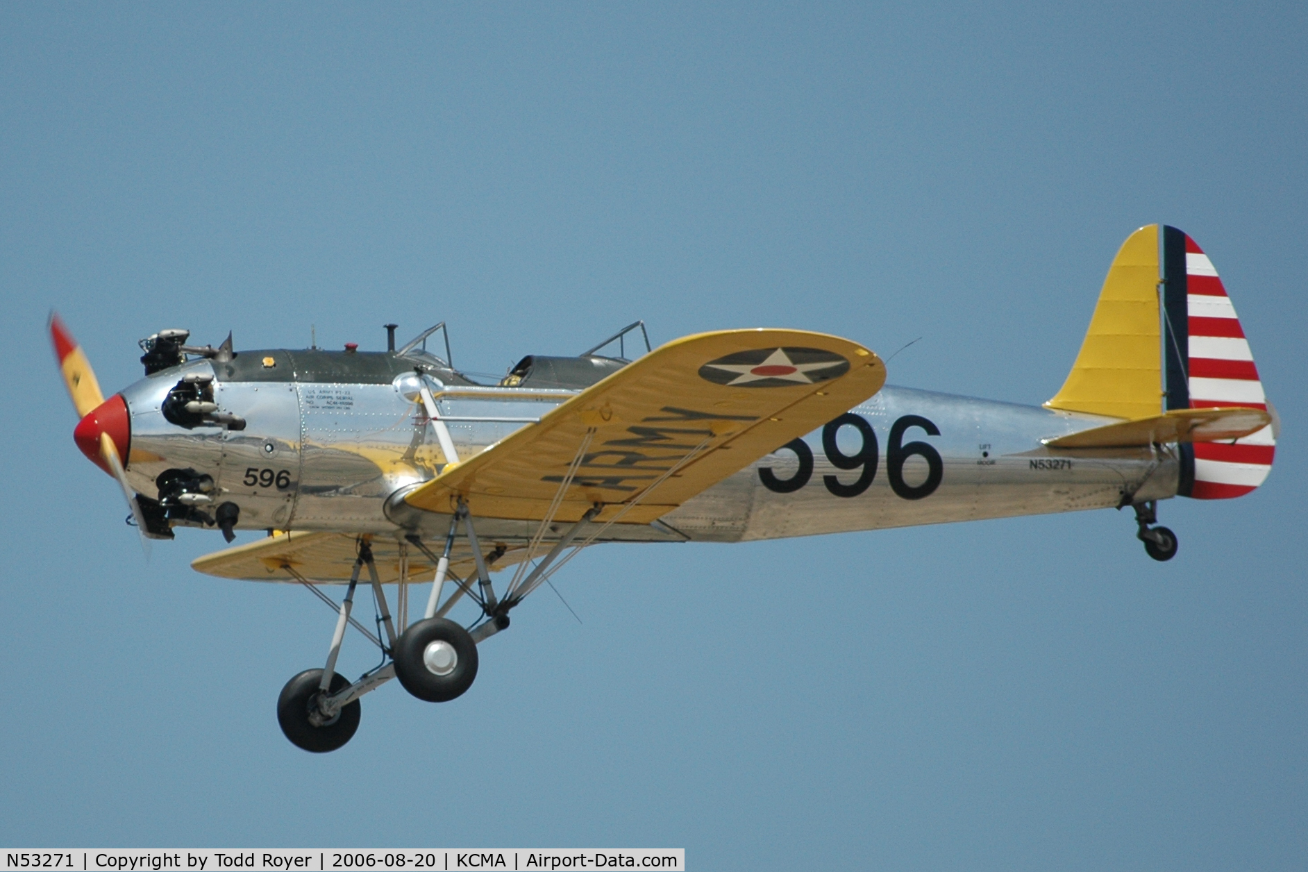 N53271, 1941 Ryan Aeronautical ST3KR C/N 1625, Camarillo Airshow 2006