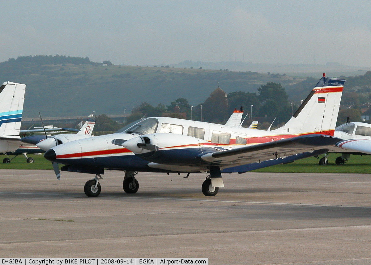 D-GJBA, 1980 Piper PA-34-200T Seneca II C/N 34-8070116, SHOREHAM VISITOR