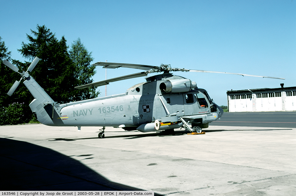 163546, Kaman SH-2G Seasprite C/N 250, The Kaman Sea Sprite was about the first western type that entered Polish forces.