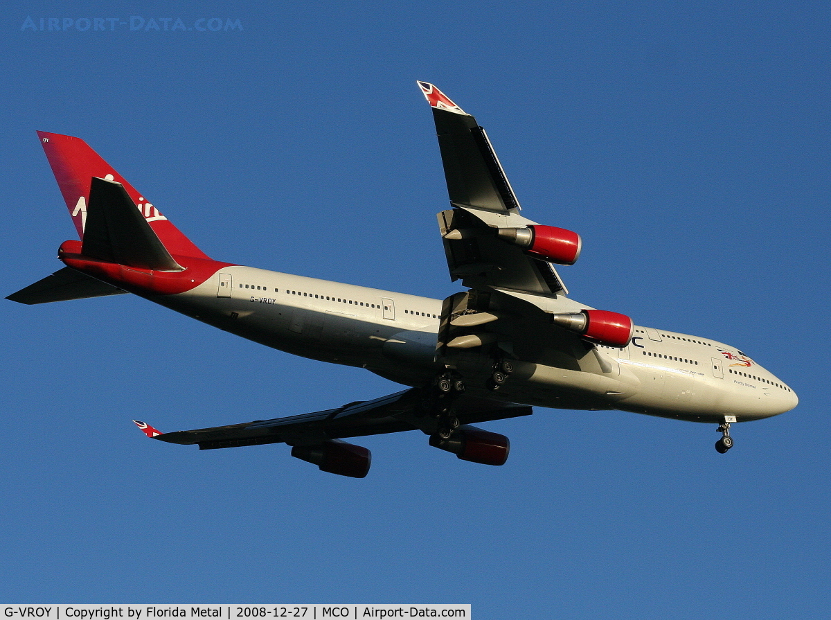 G-VROY, 2001 Boeing 747-443 C/N 32340, Virgin Atlantic 747-400