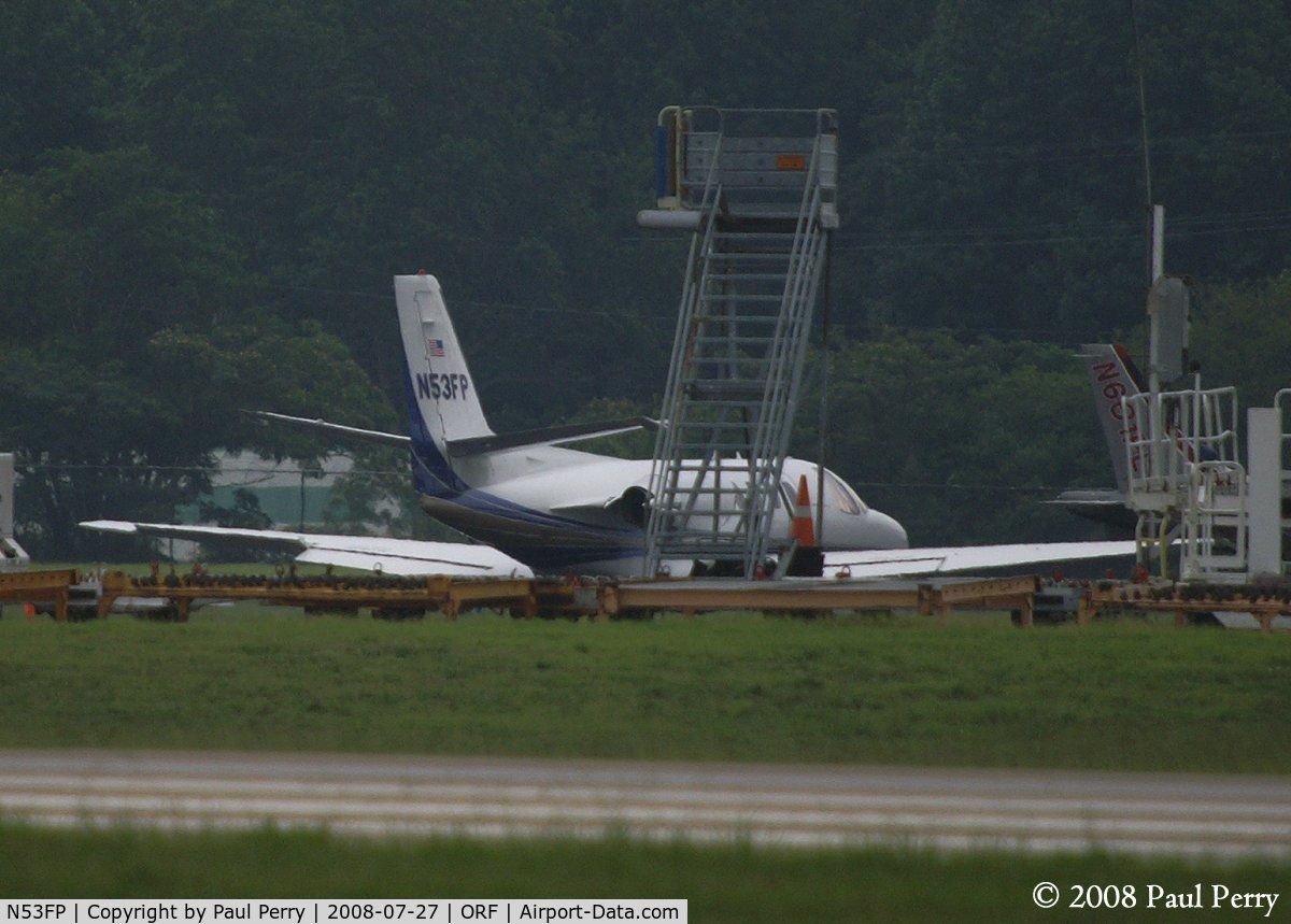 N53FP, 1982 Cessna 550 C/N 550-0434, Parked on this overcast day