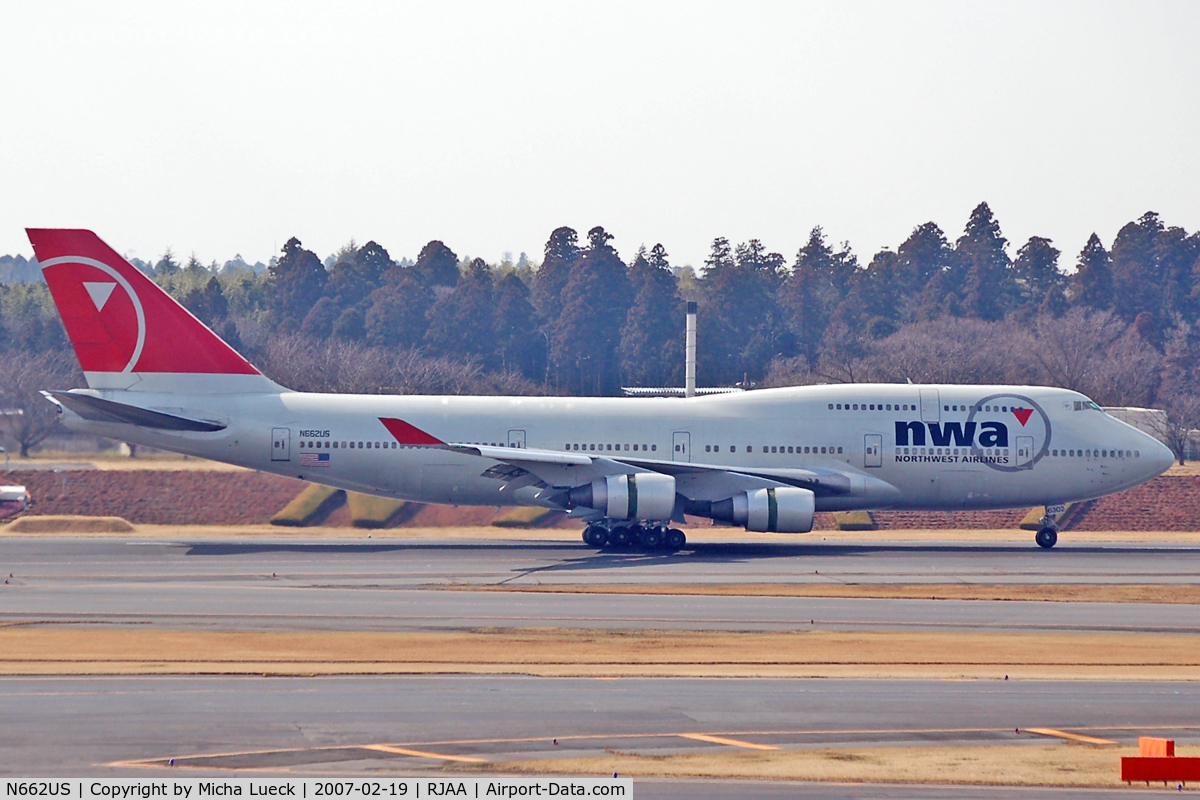 N662US, 1988 Boeing 747-451 C/N 23720, At Nartia