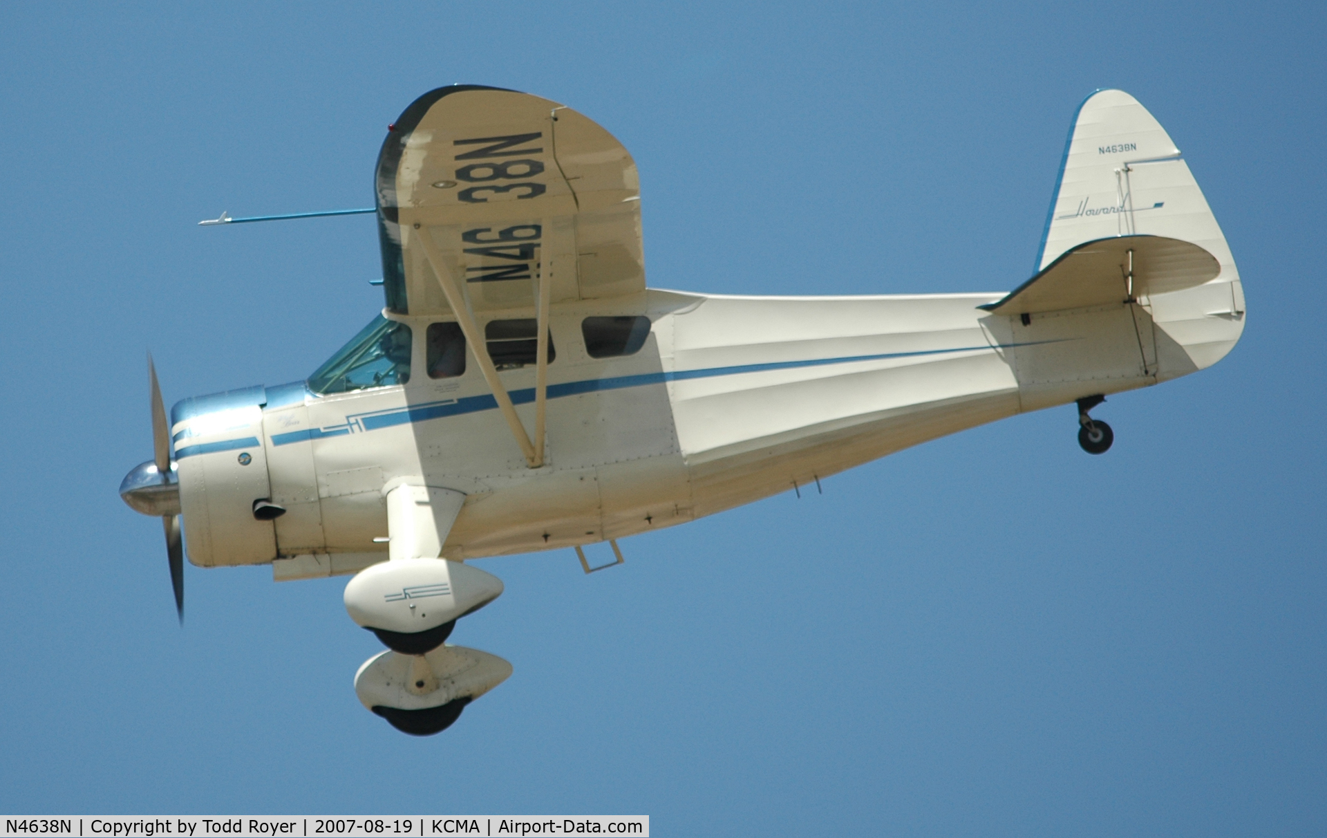 N4638N, 1944 Howard Aircraft DGA-15P C/N 1011, Camarillo airshow 2007
