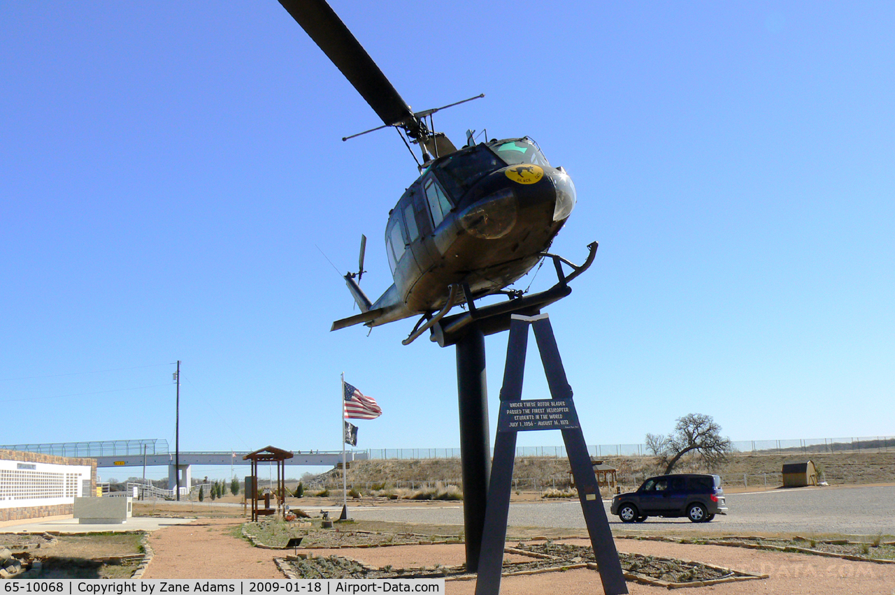 65-10068, Bell UH-1D Iroquois C/N 5112, National Vietnam War Museum Huey - Located at the site of the planned museum building and memoraial garden. 1 mile east of Mineral Wells, TX      A true Combat Veteran http://www.rattler-firebird.org/vietnam/aircraft/aircraft.php?tail_number=65-10068