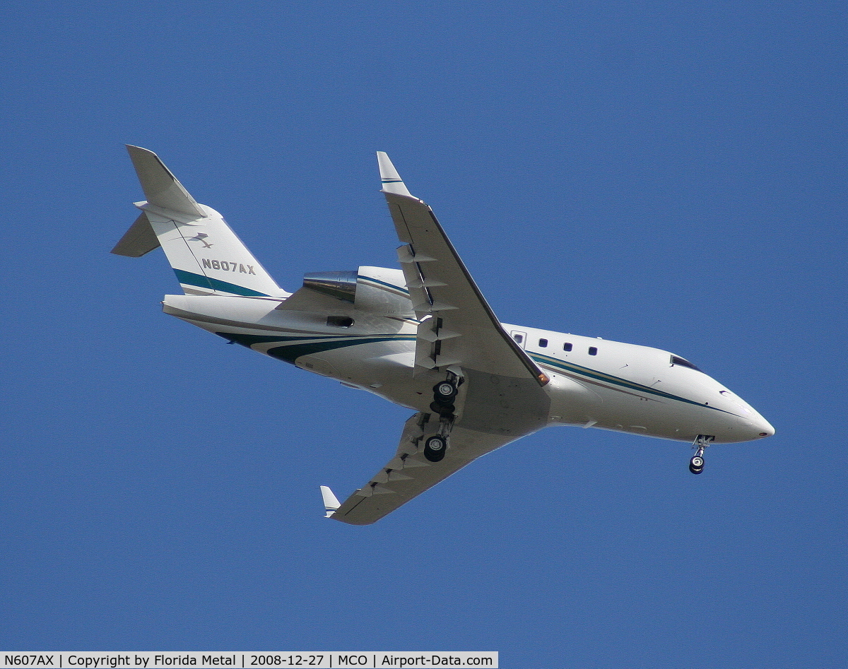 N607AX, 1990 Canadair Challenger 601-3A (CL-600-2B16) C/N 5075, Challenger 600