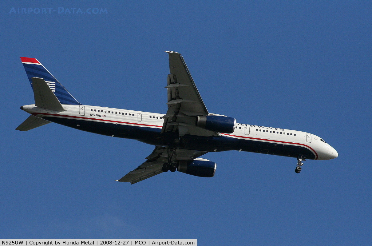 N925UW, 1983 Boeing 757-225 C/N 22205, US Airways 757-200