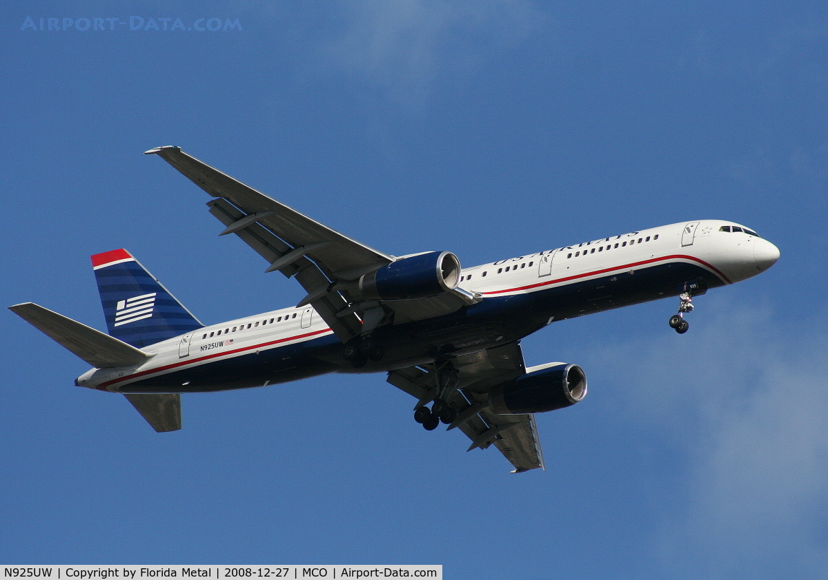 N925UW, 1983 Boeing 757-225 C/N 22205, US Airways 757-200