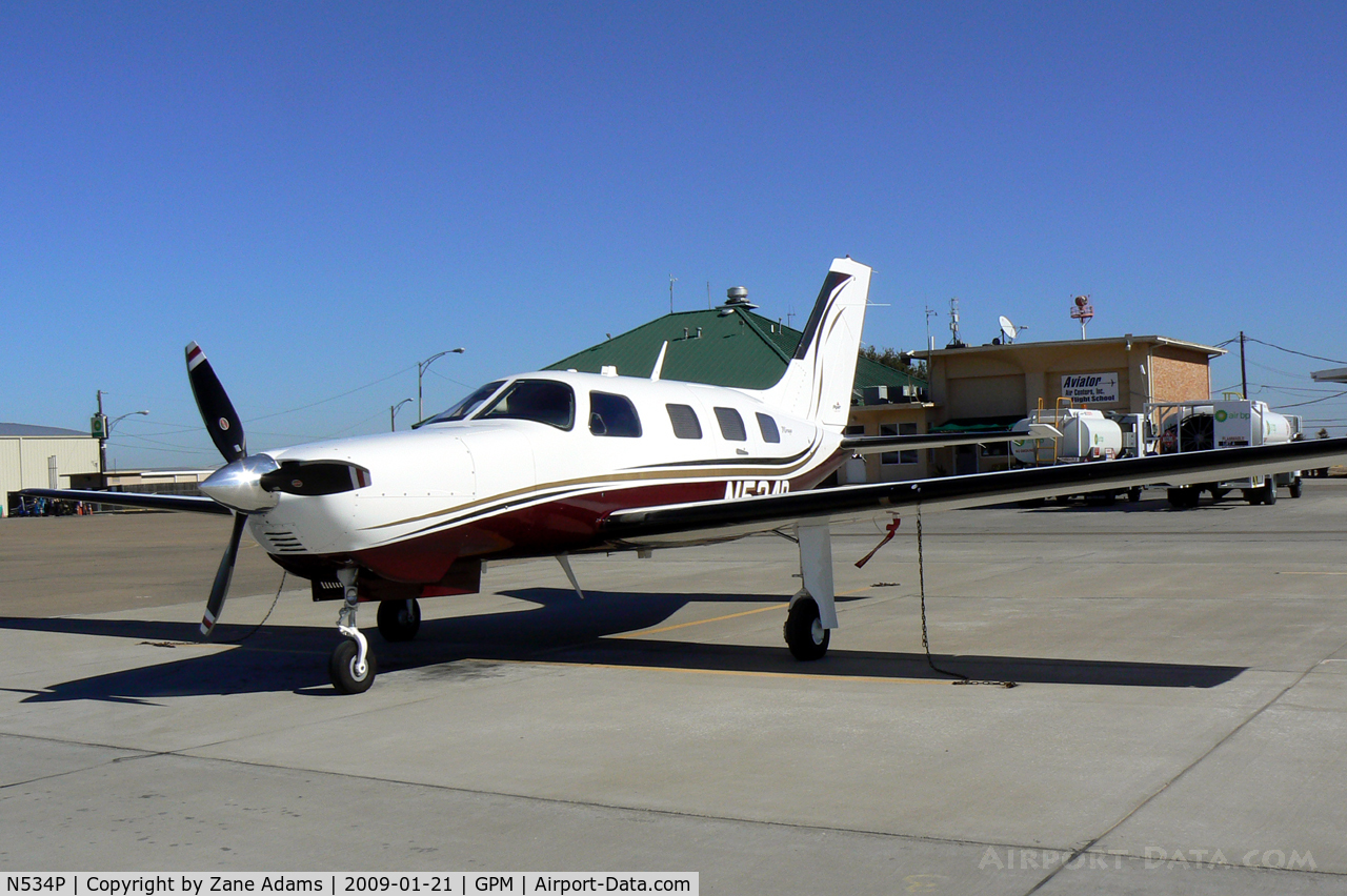 N534P, Piper PA-46-350P Malibu Mirage C/N 4636423, At Grand Prairie Municipal
