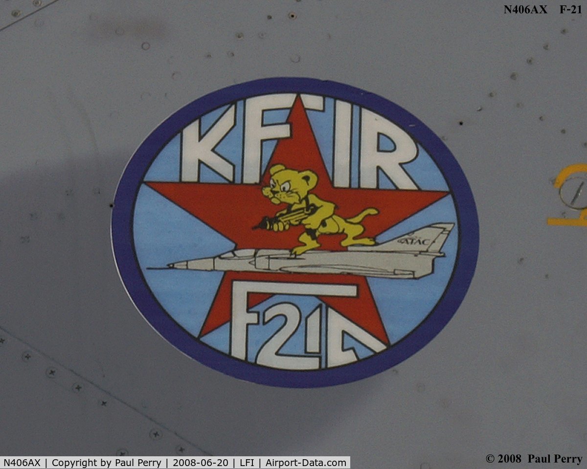 N406AX, 1979 Israel Aircraft Industries Kfir C.2 C/N 106, Badge on the ATAC Aggressor Kfirs