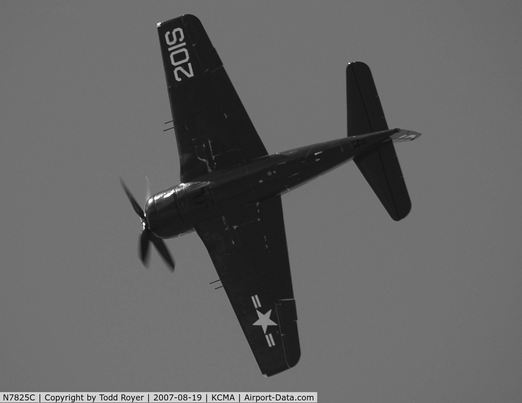 N7825C, 1948 Grumman F8F-2 (G58) Bearcat C/N D.1227, Camarillo airshow 2007