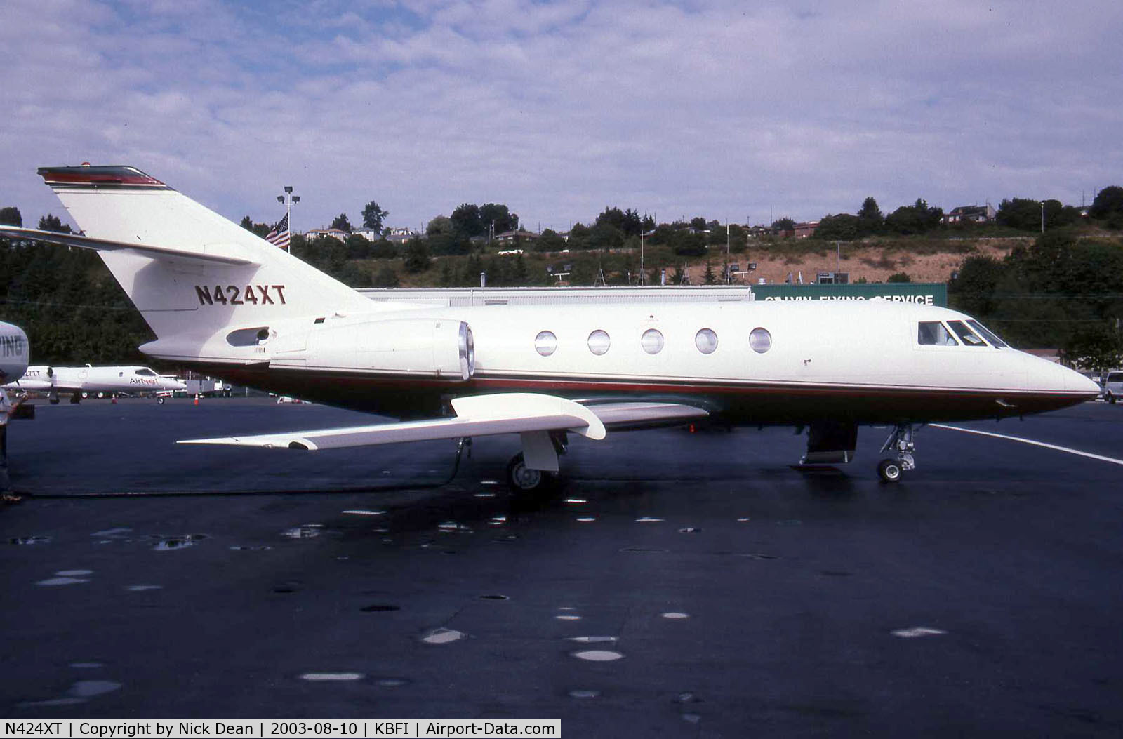 N424XT, 1974 Dassault Falcon (Mystere) 20F-5 C/N 316, KBFI