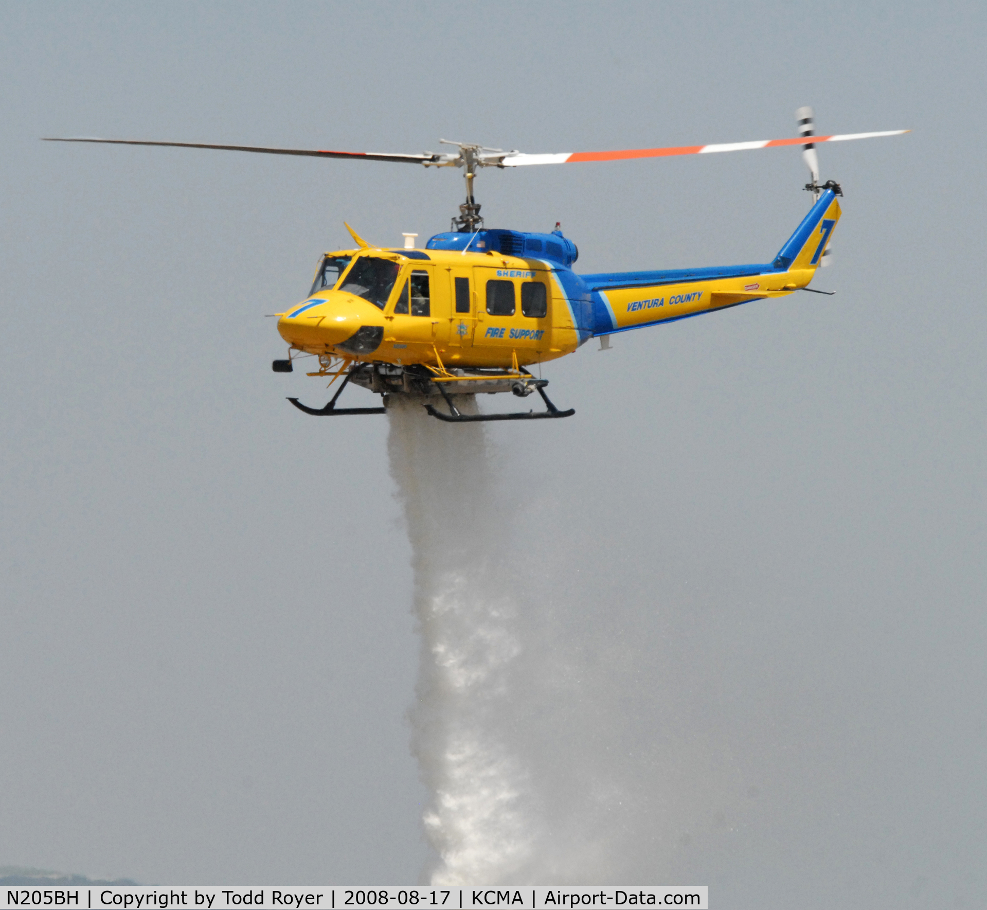 N205BH, 1969 Bell EH-1H Iroquois C/N 11373, Camarillo Airshow 2008