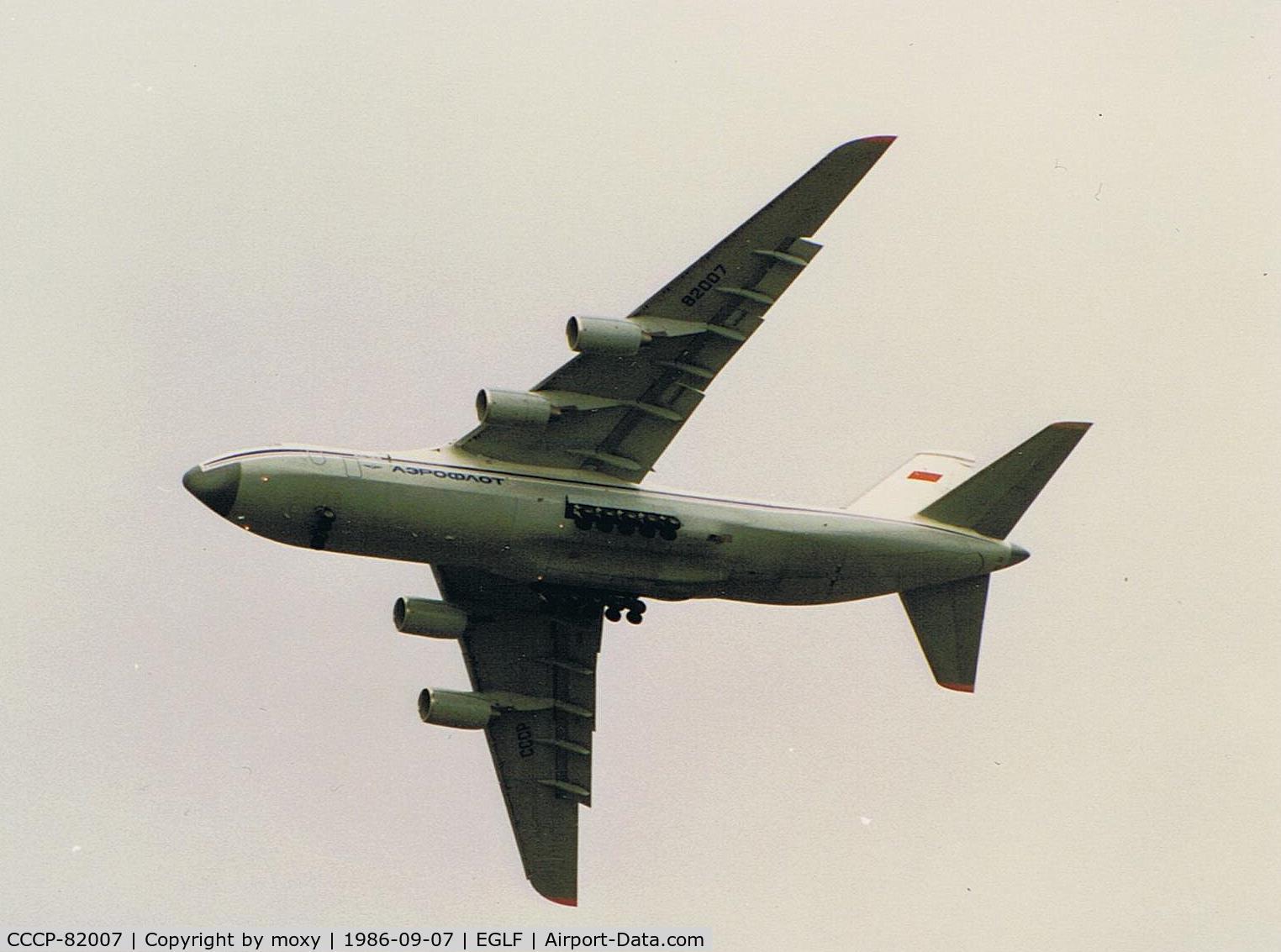 CCCP-82007, 1988 Antonov An-124-100 Ruslan C/N 19530501005, AN 124 Ruslan