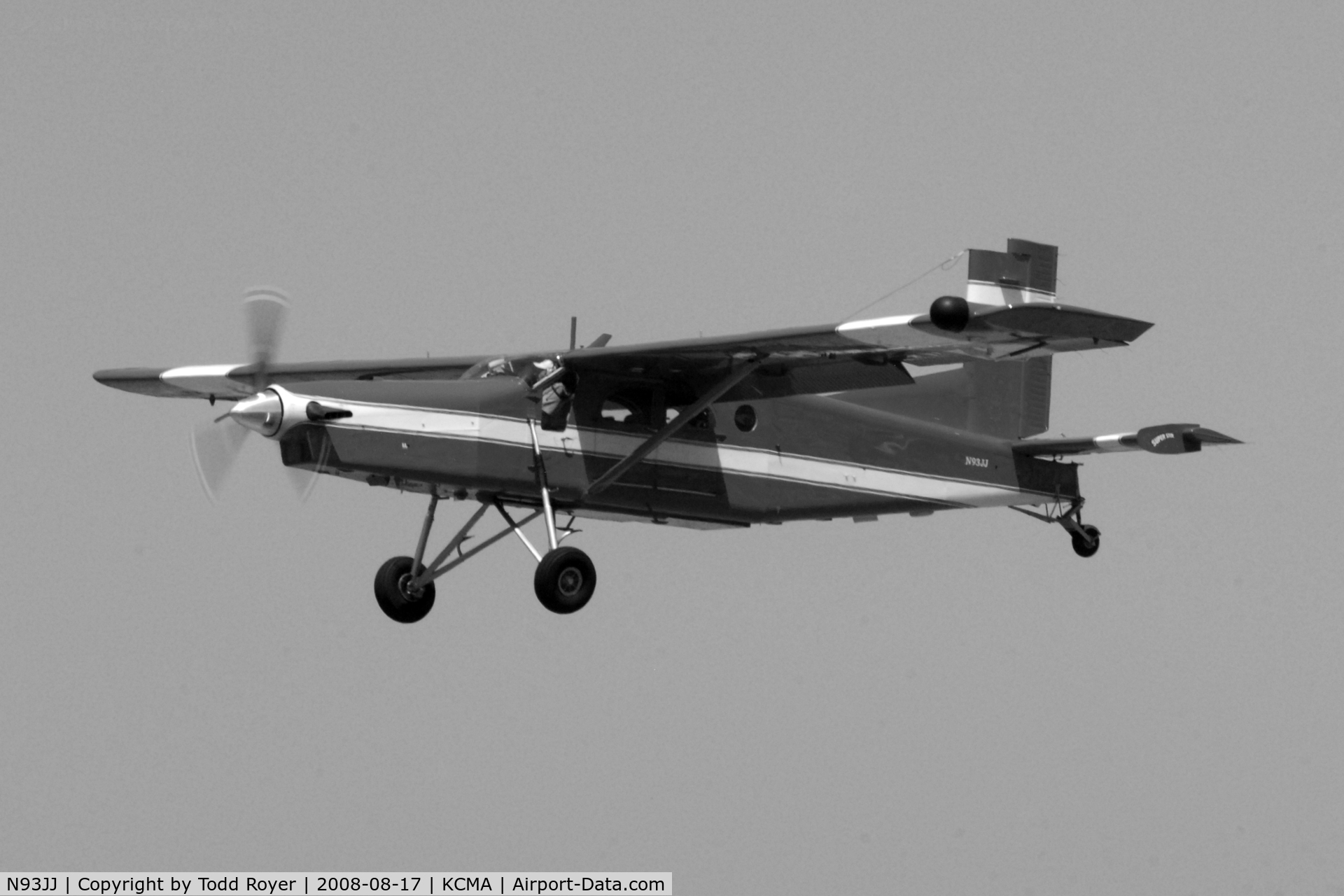 N93JJ, 1988 Pilatus PC-6/B2-H4 Turbo Porter C/N 861, Camarillo Airshow 2008