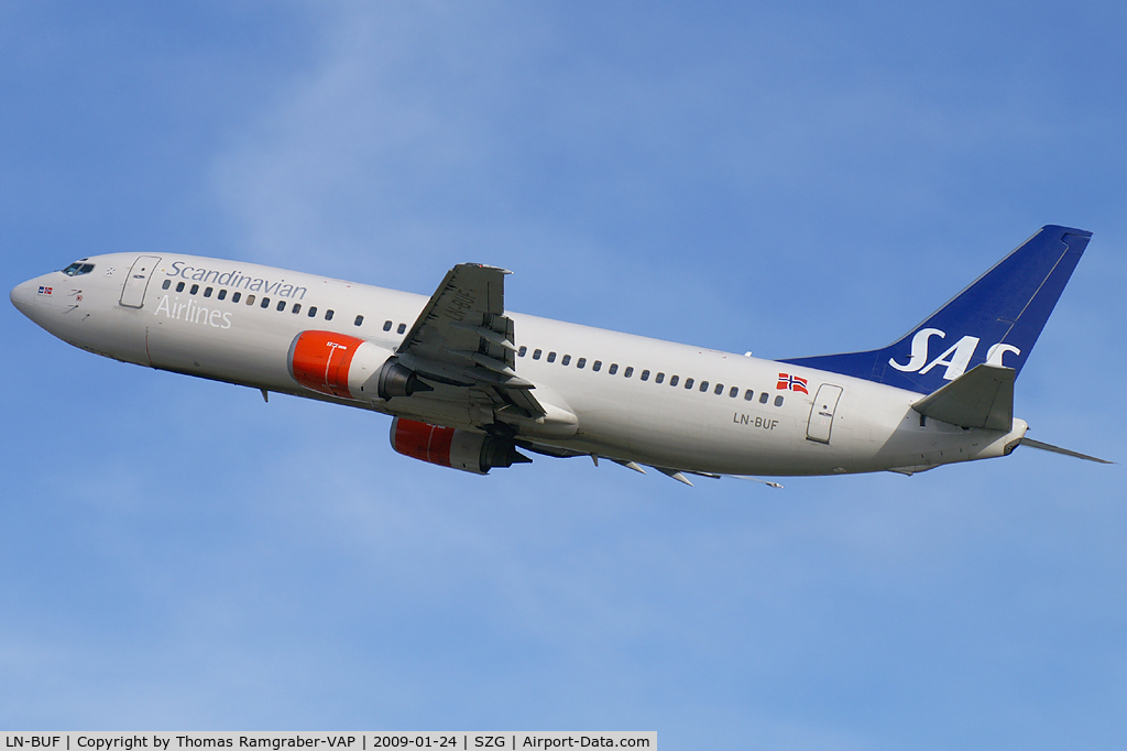 LN-BUF, 1997 Boeing 737-405 C/N 25795, Scandinavian Airlines - SAS Boeing 737-400