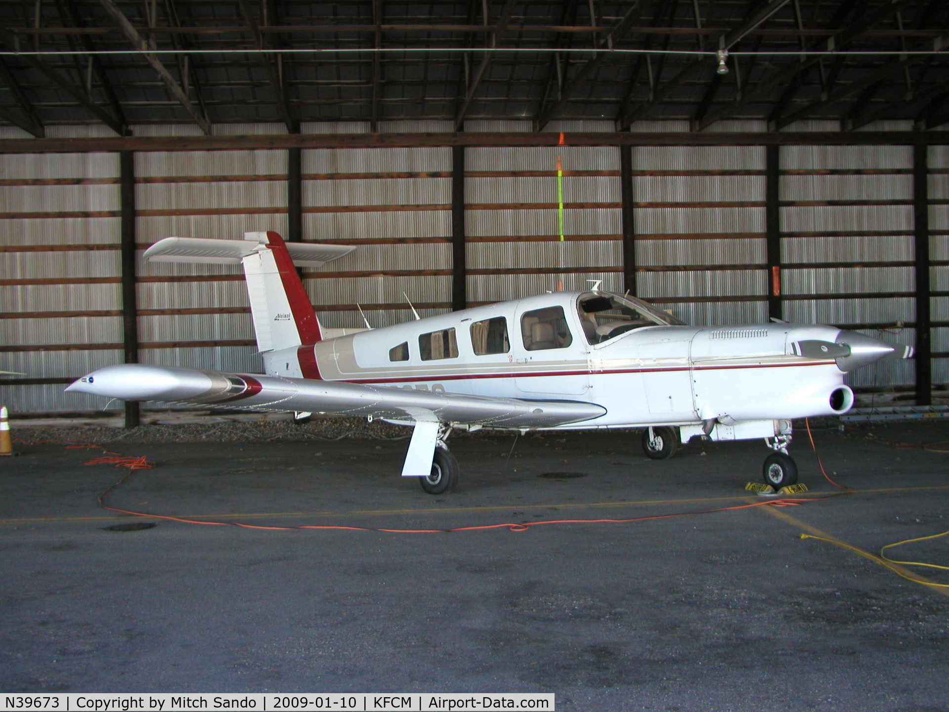 N39673, 1978 Piper PA-32RT-300T Turbo Lance II C/N 32R-7887139, Parked inside the hangars at Thunderbird.