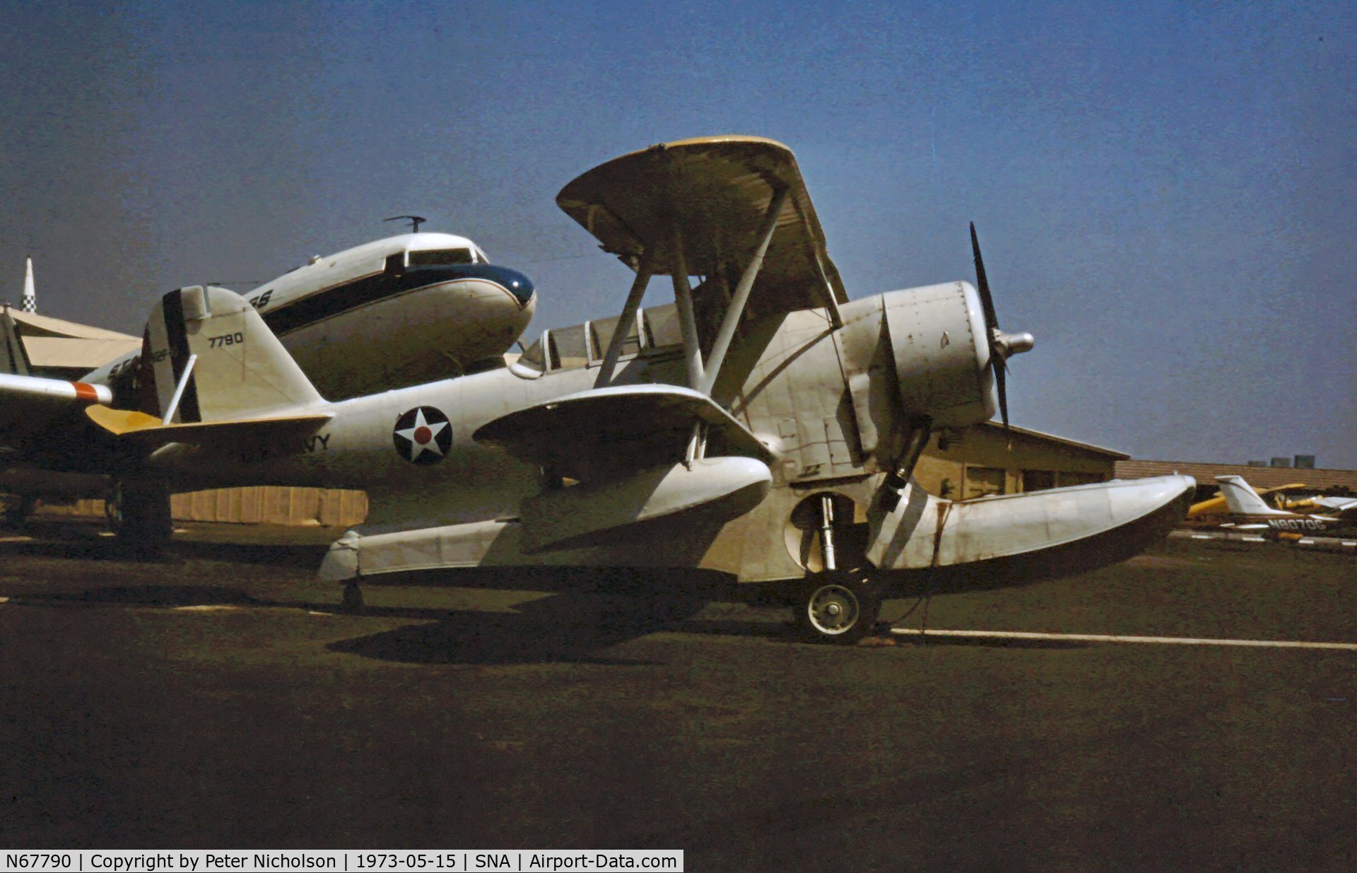 N67790, 1945 Grumman J2F-6 Duck C/N 33587, In 1973 this Duck was part of the Tallmantz Collection at Orange County Airport, having been used in the film 