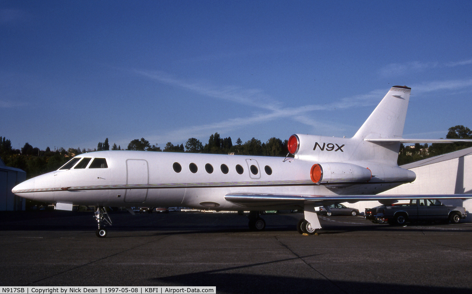 N917SB, 1980 Dassault-Breguet Falcon 50 C/N 14, (Seen here as N9X and currently registered N917SB as posted