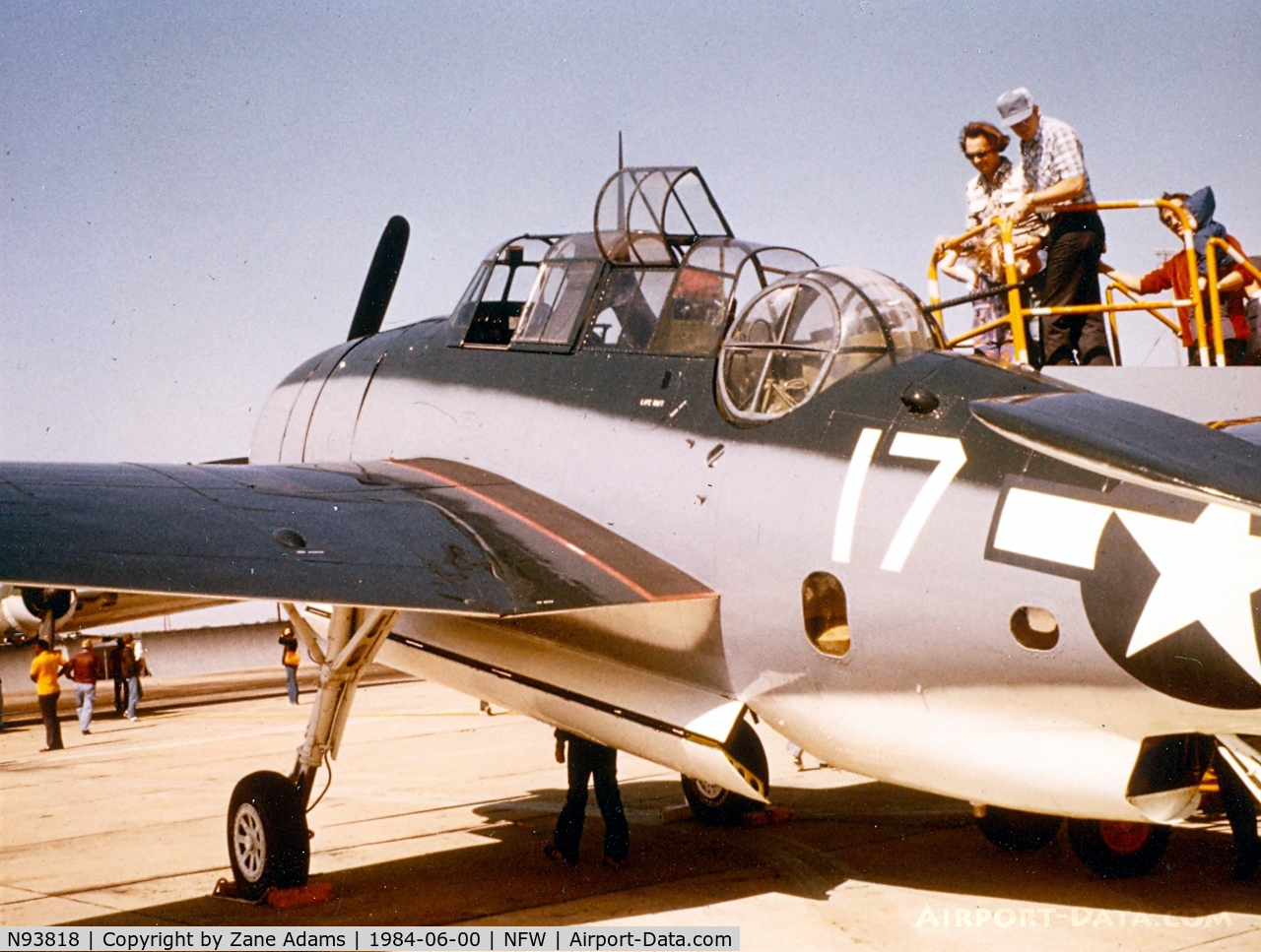 N93818, 1945 Grumman TBM-3E Avenger C/N 53818, At Carswell AFB airshow