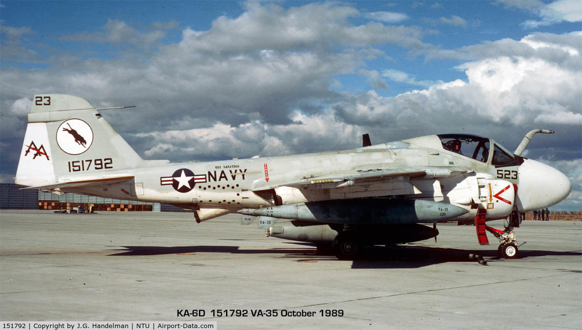 151792, Grumman KA-6D Intruder C/N I-95, KA-6D at NAS Oceana VA