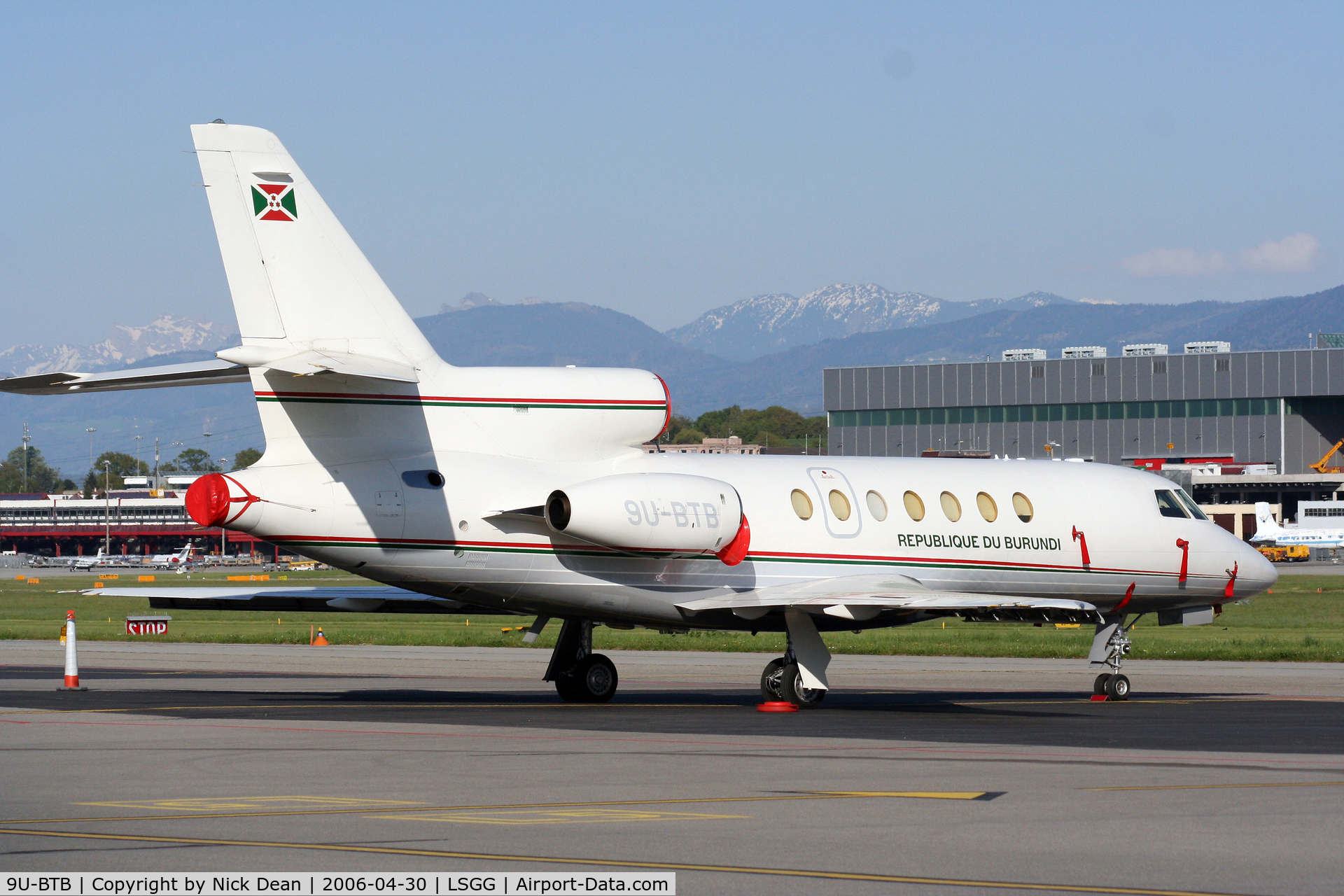 9U-BTB, 1981 Dassault Falcon 50 C/N 066, LSGG Govt of Burundi now registered N789JC