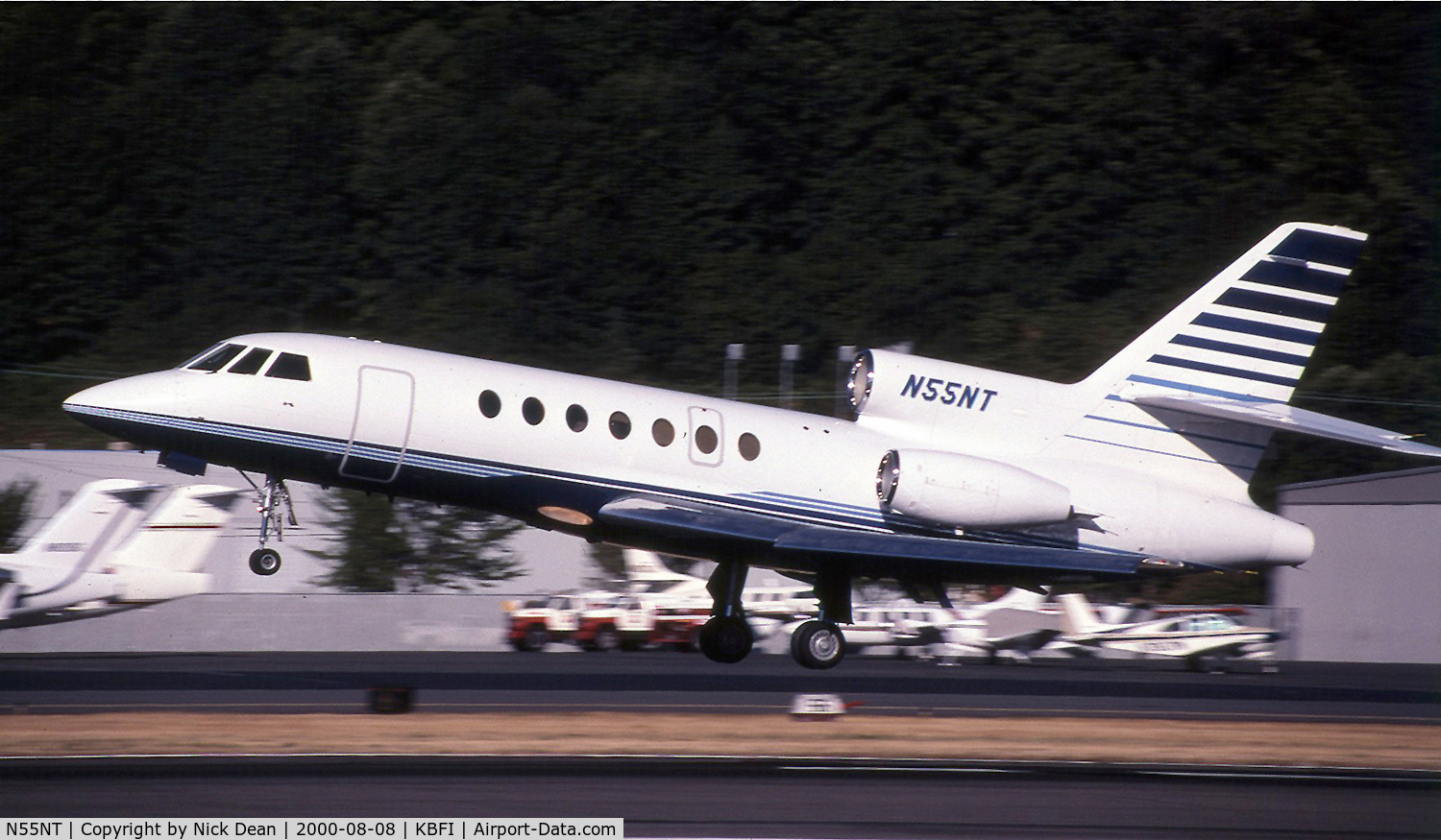 N55NT, 1982 Dassault-Breguet Falcon 50 C/N 87, KBFI