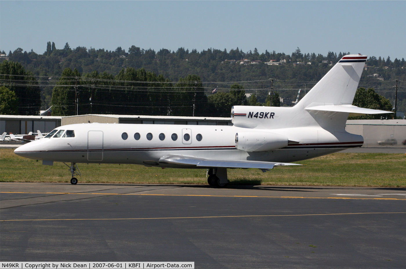 N49KR, 1982 Dassault Falcon 50 C/N 104, KBFI