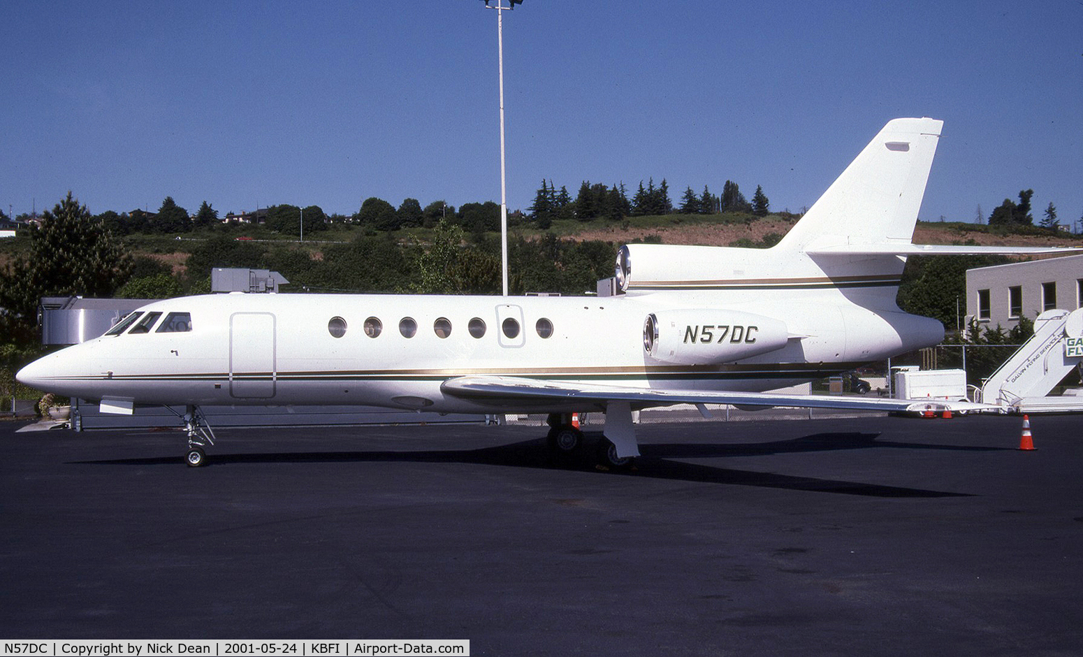N57DC, 1982 Dassault Falcon 50 C/N 119, KBFI