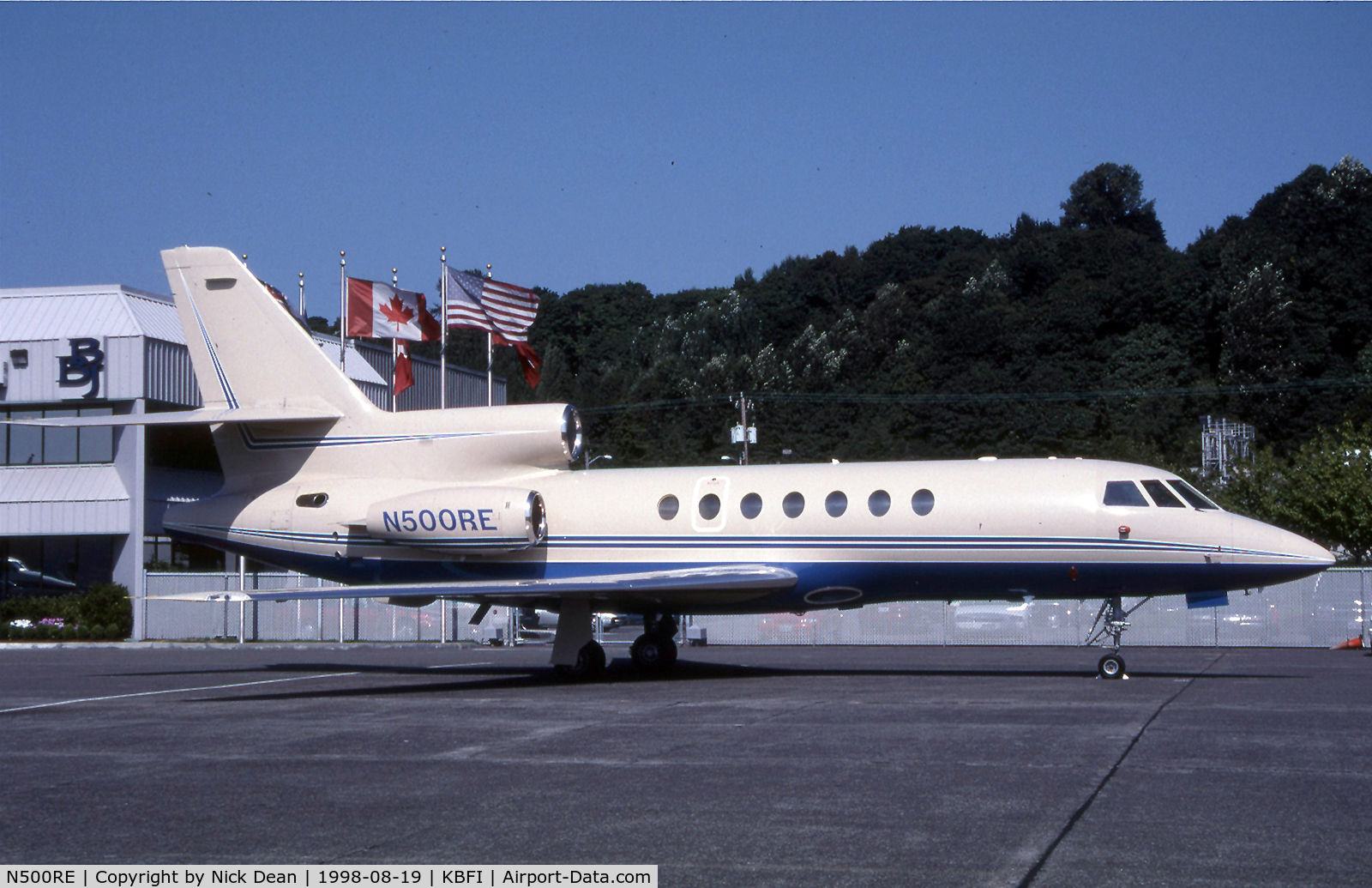 N500RE, 1985 Dassault Falcon 50 C/N 156, KBFI