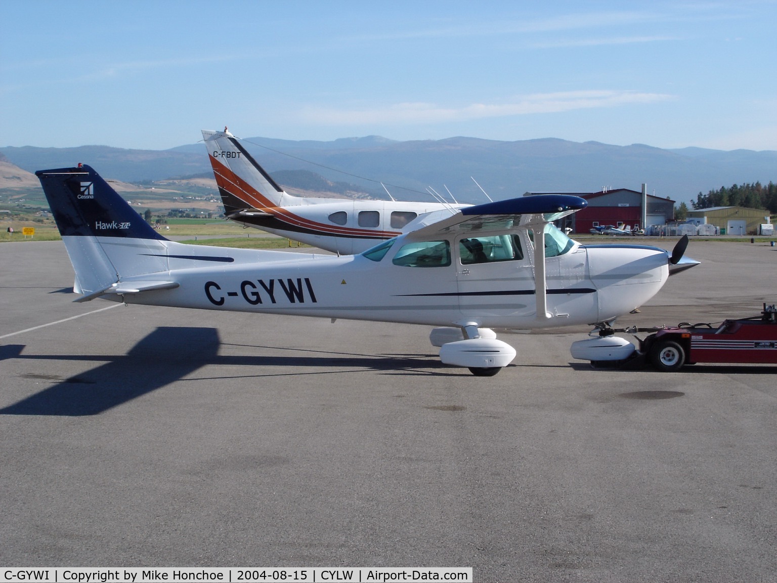 C-GYWI, 1977 Cessna R172K Hawk XP C/N R1722606, Ramp in Kelowna BC