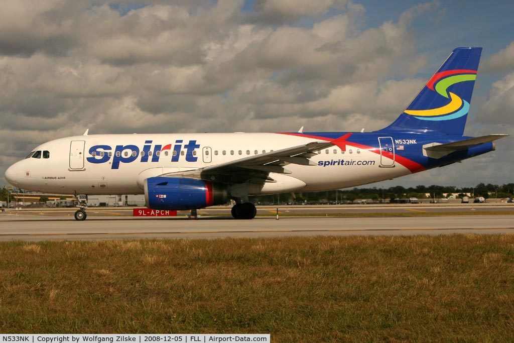 N533NK, 2008 Airbus A319-132 C/N 3393, visitor