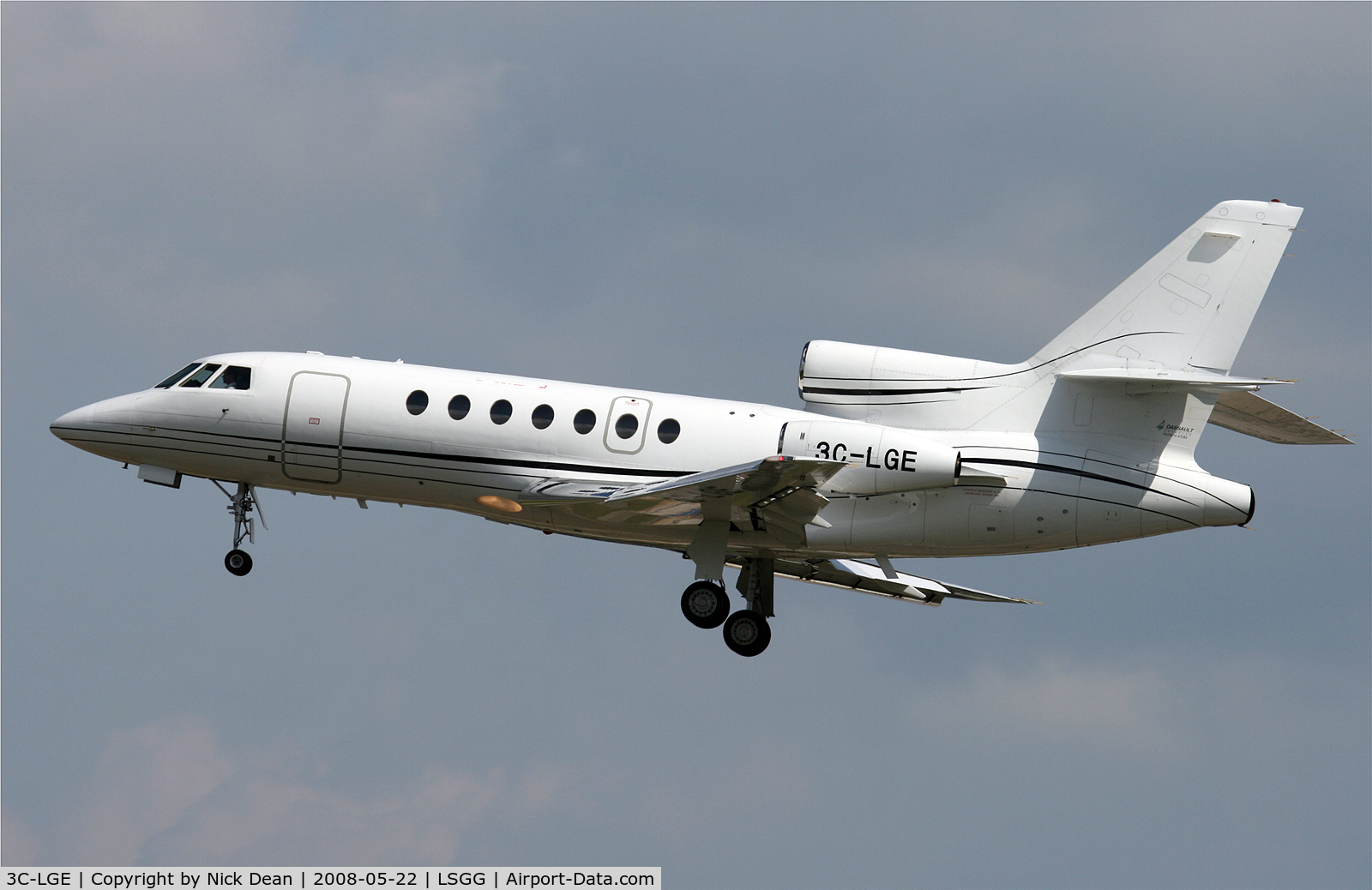 3C-LGE, 1994 Dassault Falcon 50 C/N 246, LSGG