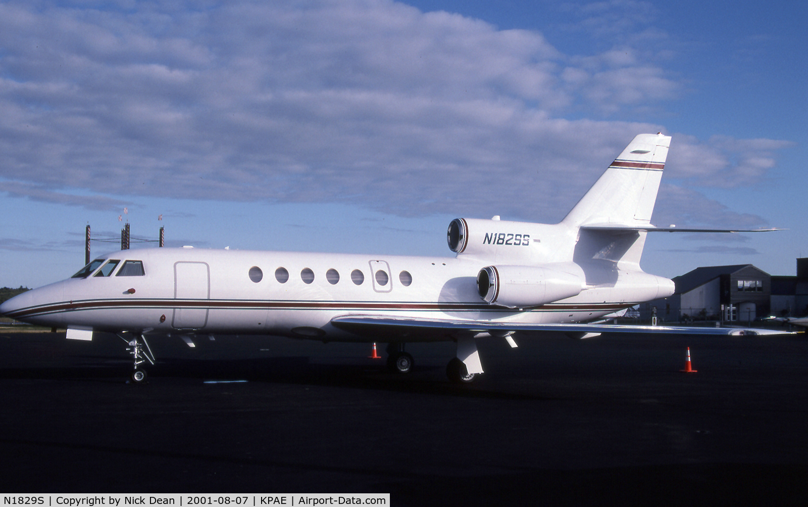 N1829S, 1999 Dassault Falcon 50EX C/N 280, The Stevens Group were regular visitors to KPAE a few years ago