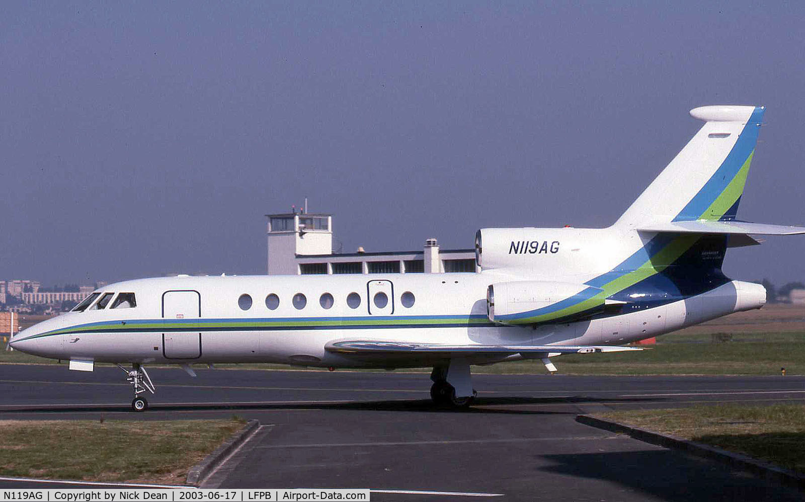 N119AG, 2000 Dassault Falcon 50EX C/N 297, LFPB