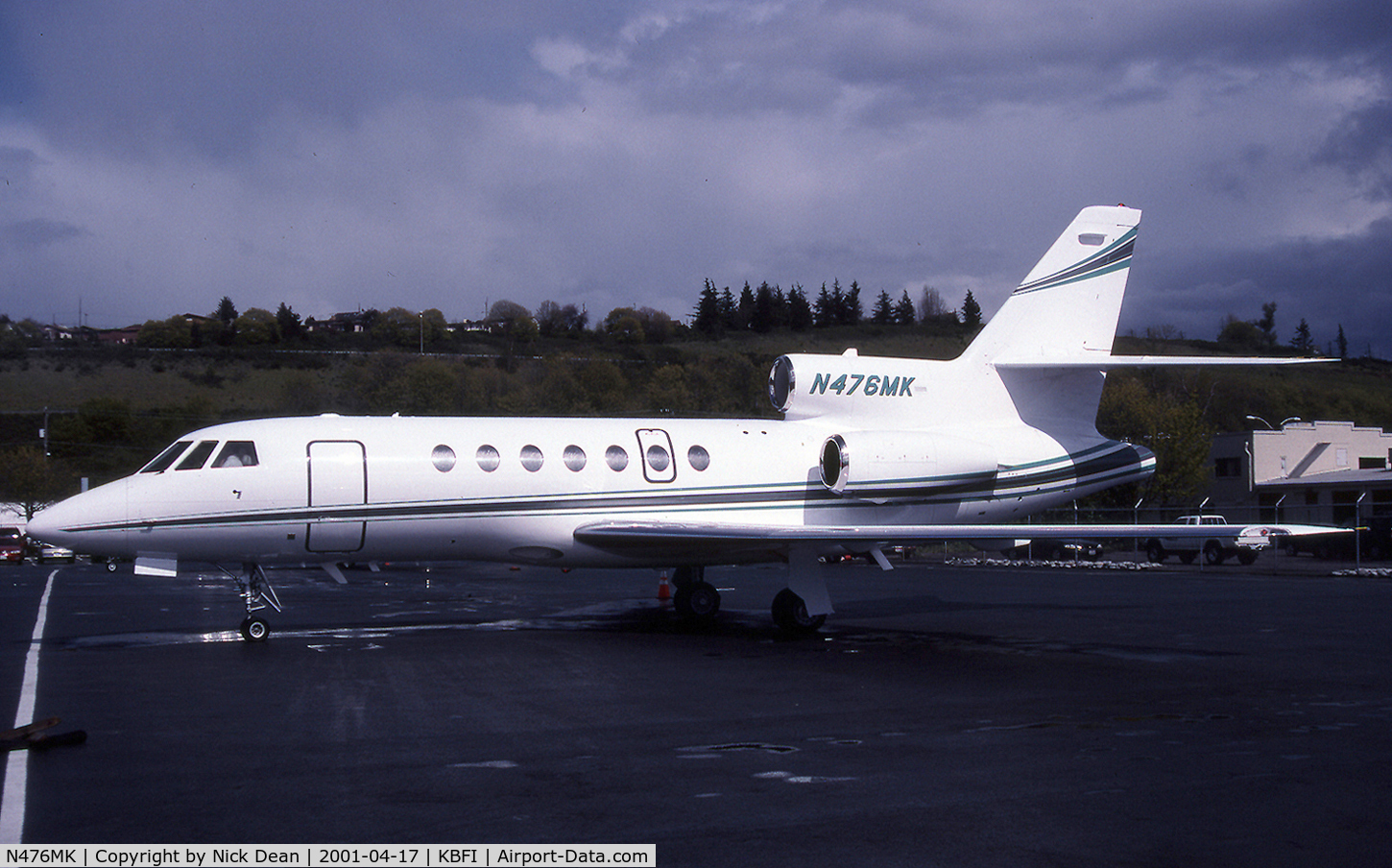 N476MK, 2000 Dassault Falcon 50EX C/N 301, KBFI Merck Pharmaceuticals
