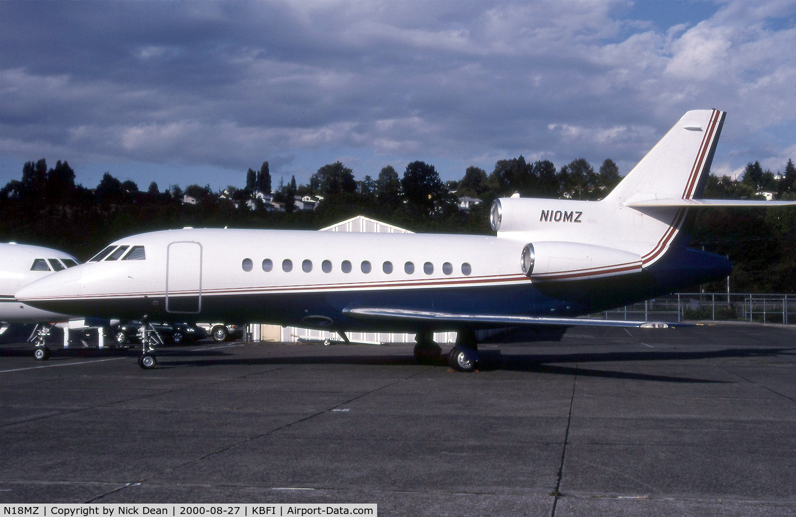 N18MZ, 1987 Dassault Falcon 900 C/N 32, Seen here as N10MZ this airframe is currently registered N18MZ as posted