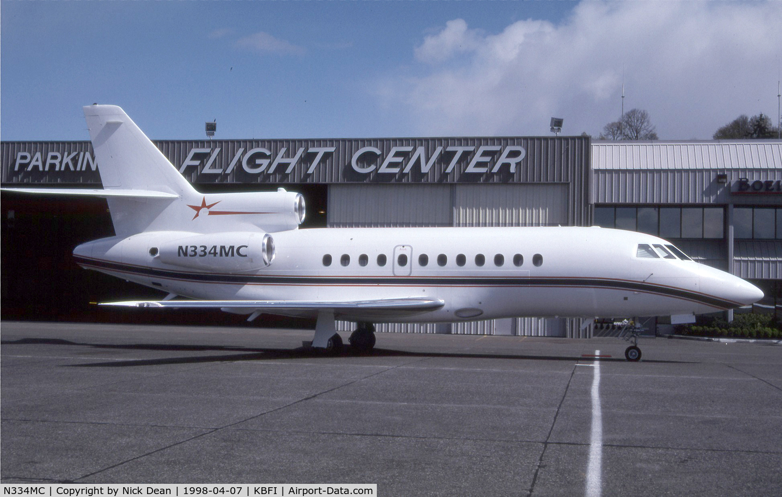 N334MC, 1991 Dassault Falcon 900B C/N 108, KBFI