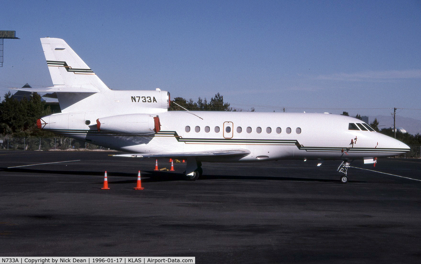 N733A, 1994 Dassault Falcon 900B C/N 126, KLAS