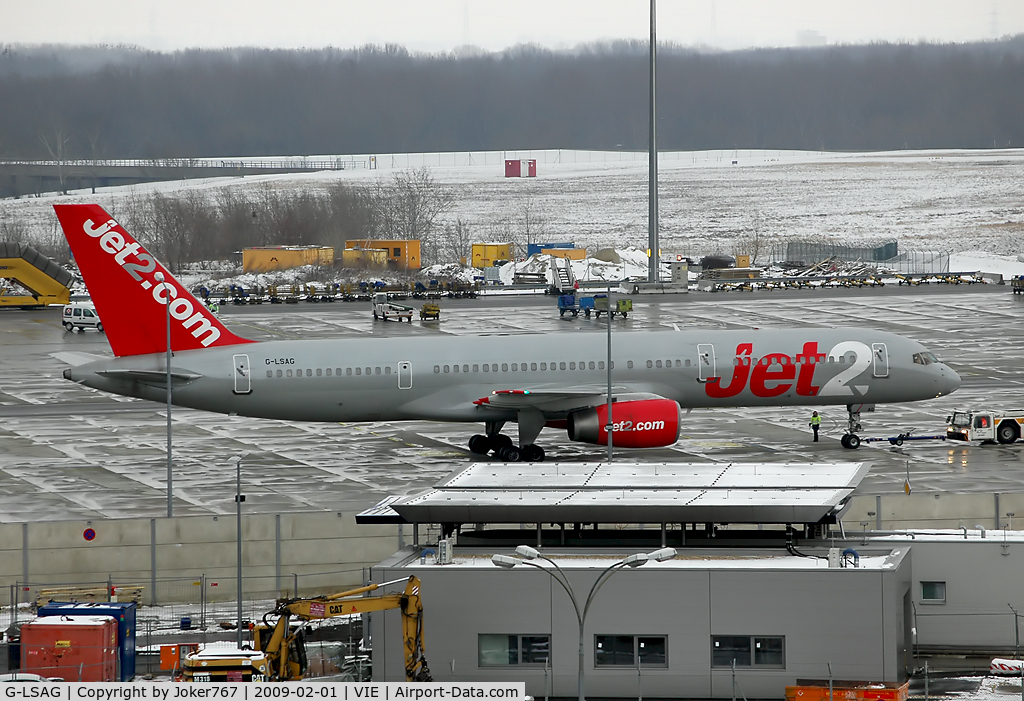 G-LSAG, 1987 Boeing 757-21B C/N 24014, Jet2 Boeing 757-21B