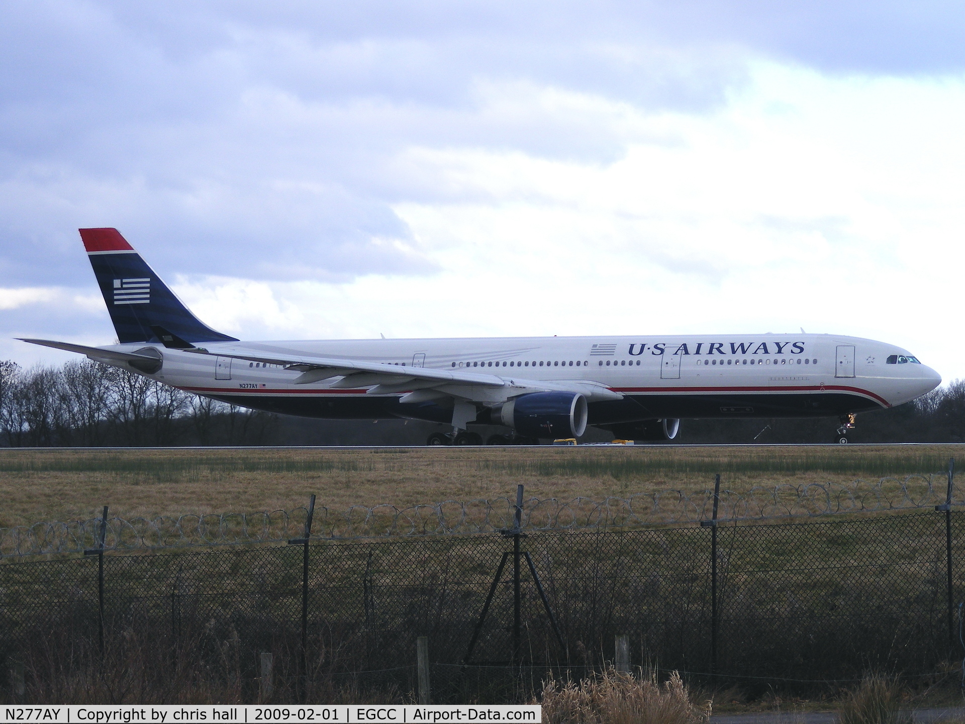 N277AY, 2001 Airbus A330-323 C/N 0380, US Airways