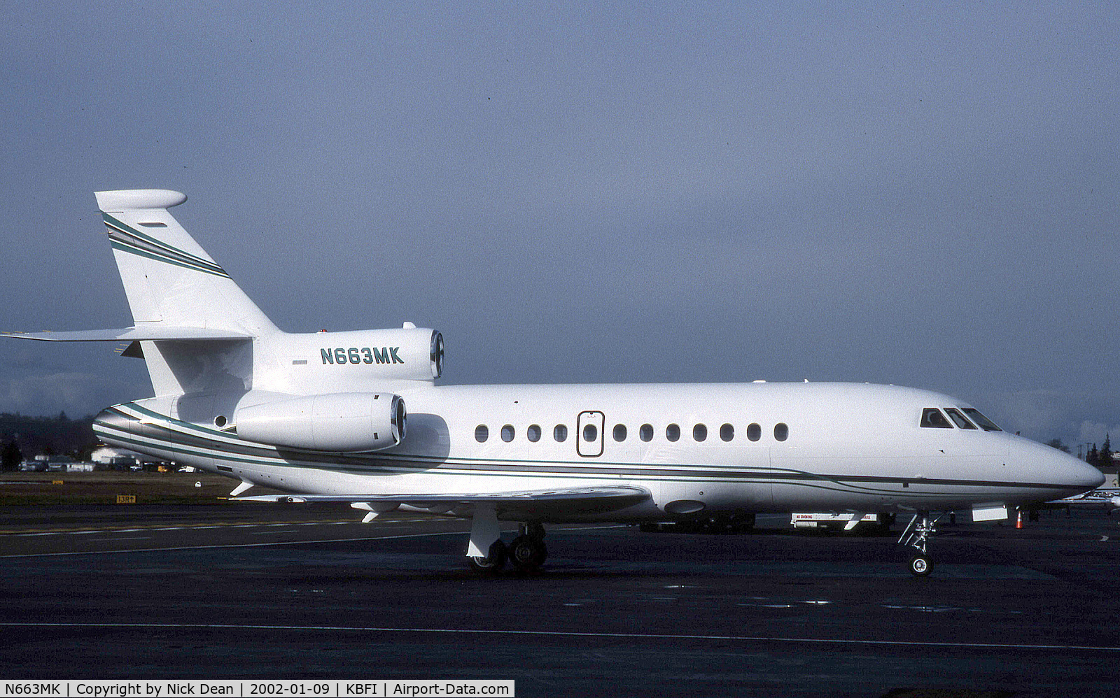 N663MK, 2001 Dassault Falcon 900EX C/N 94, KBFI Merck Pharmaceuticals