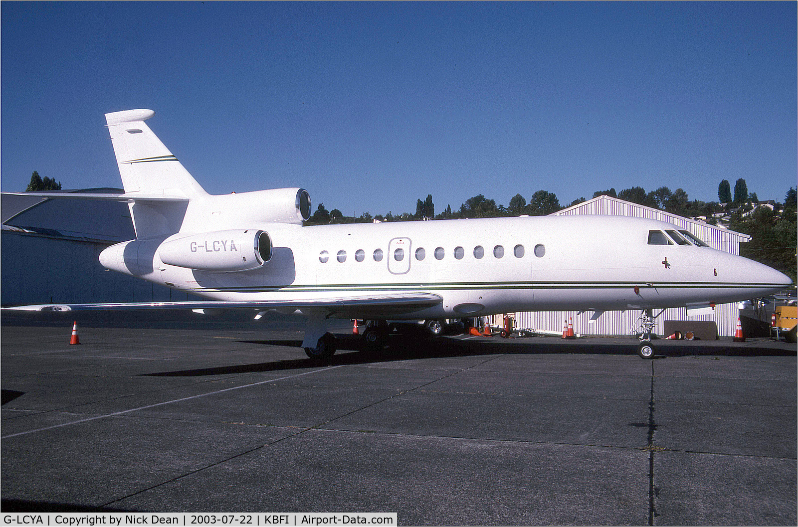 G-LCYA, 2002 Dassault Falcon 900EX C/N 105, KBFI