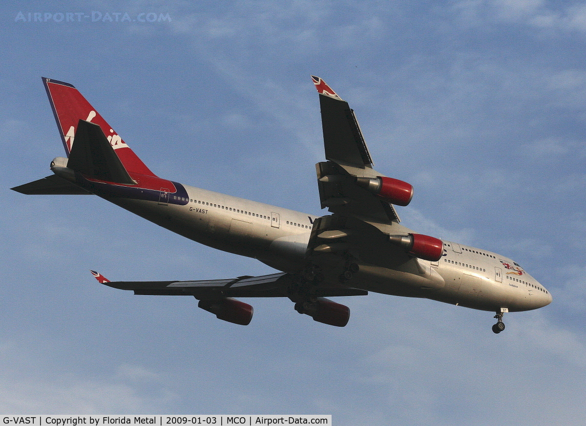 G-VAST, 1997 Boeing 747-41R C/N 28757, Virgin Atlantic 747-400