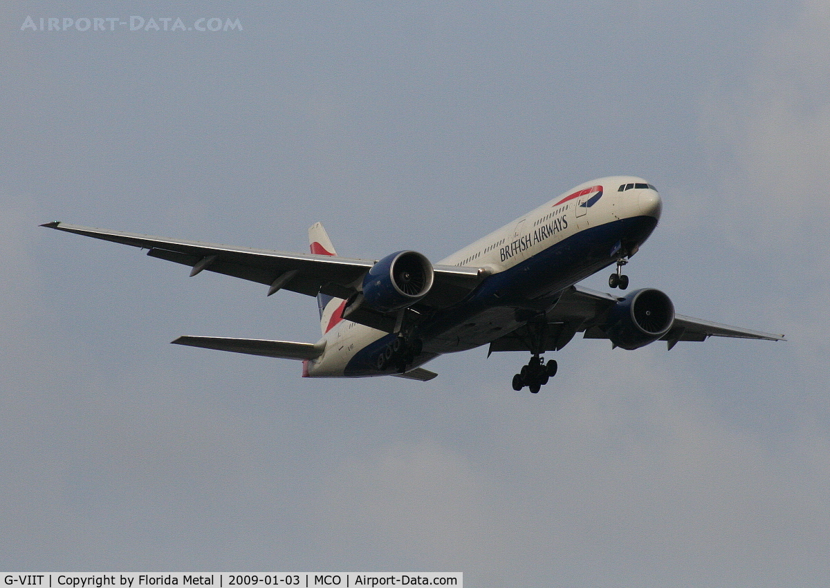 G-VIIT, 1999 Boeing 777-236 C/N 29962, British Airways 777-200