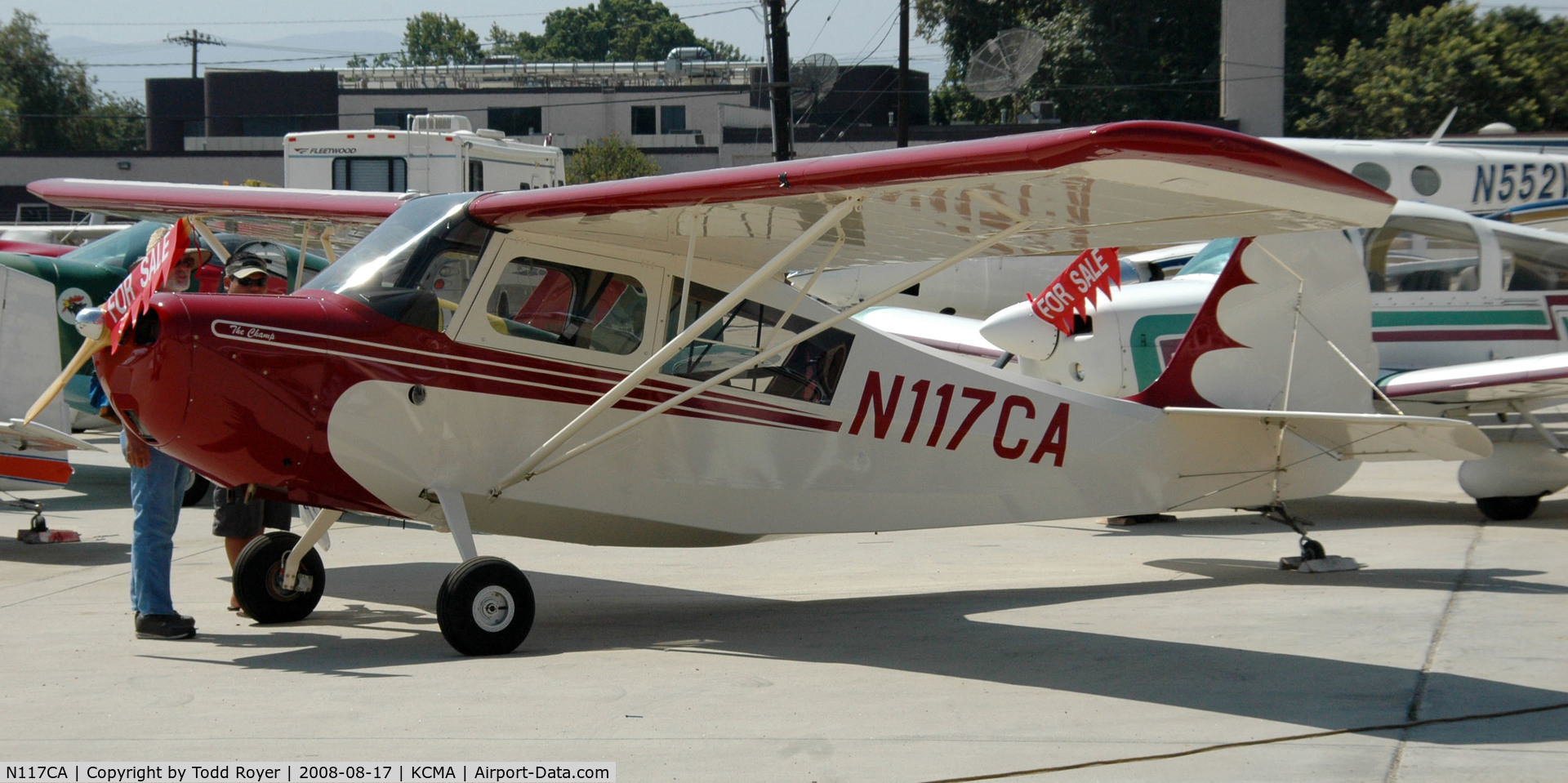 N117CA, American Champion 7EC C/N 1008-2007, Camarillo Airshow 2008