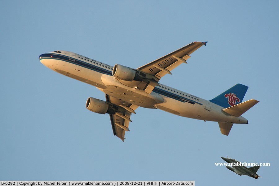 B-6292, 2006 Airbus A320-214 C/N 2960, China Southern Airlines