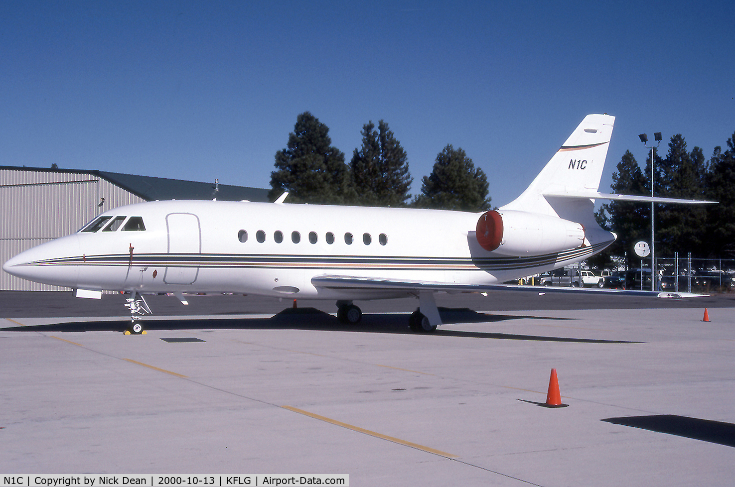 N1C, 1996 Dassault Falcon 2000 C/N 40, Sears 2000 at KFLG (had to be a boondoggle)